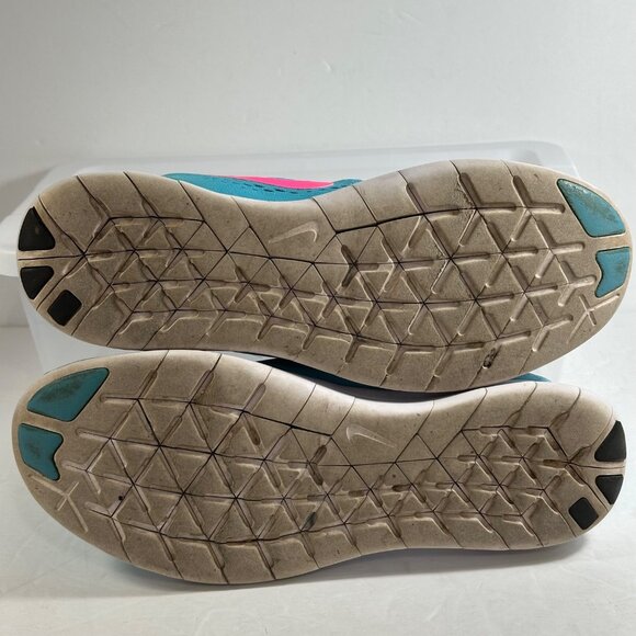 Nike Free RN Women's Size 9.5 Running Shoes Fire Pink 831509-401 Athleisure - Picture 8 of 10